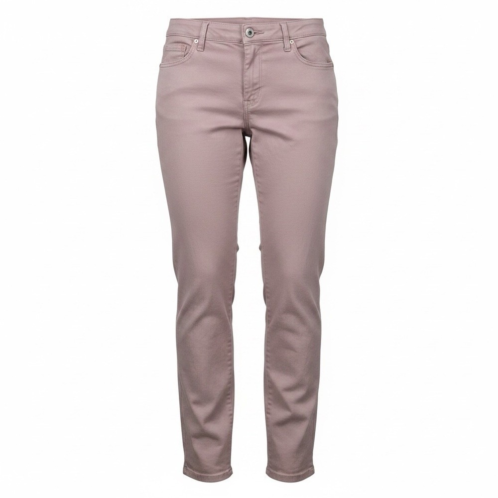 Liz Claiborne Classic Jeans Womens Size 4 Pale Pink Faux Back Pockets 28W X 25L